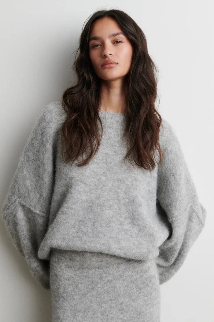 SECOND FEMALE | Pull ''Pollenza'' | Gris