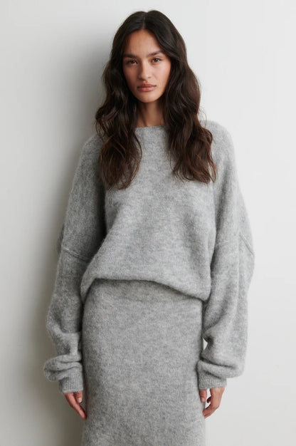 SECOND FEMALE | Pull ''Pollenza'' | Gris