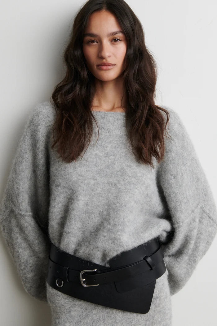 SECOND FEMALE | Pull ''Pollenza'' | Gris