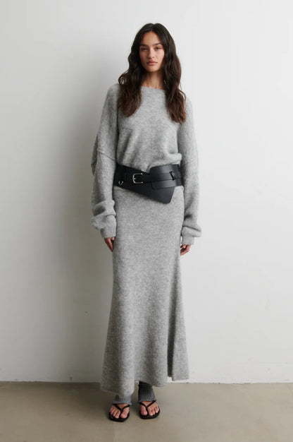 SECOND FEMALE | Jupe ''Pollenza'' | Gris