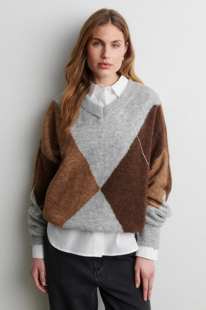 SECOND FEMALE | Pull ''Forca'' | Gris