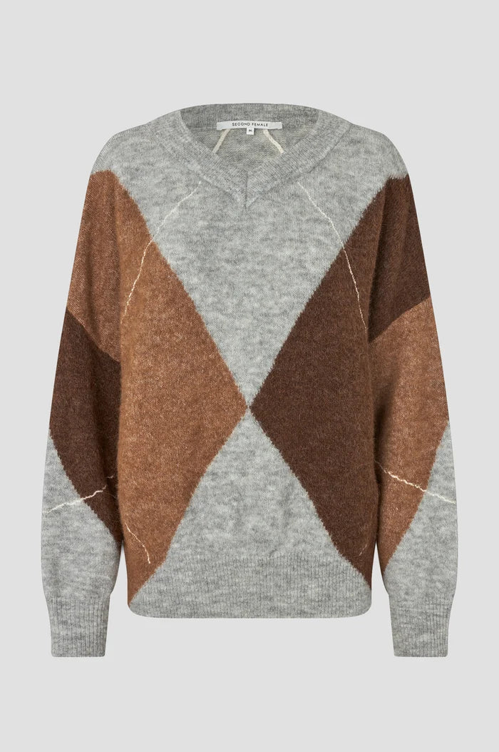 SECOND FEMALE | Pull ''Forca'' | Gris