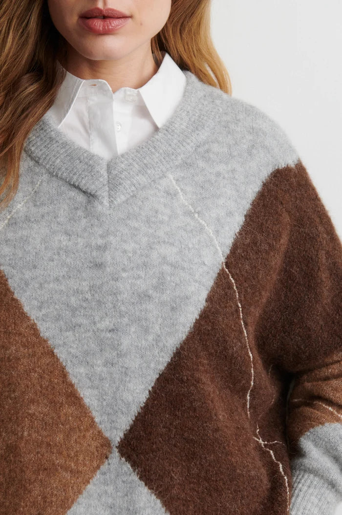 SECOND FEMALE | Pull ''Forca'' | Gris