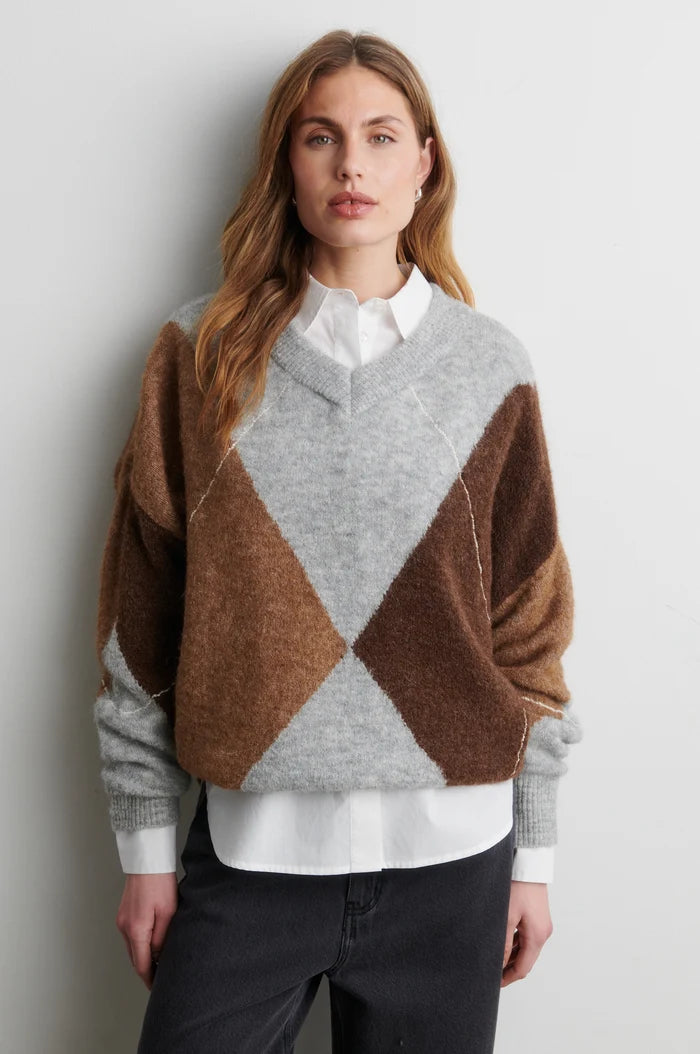 SECOND FEMALE | Pull ''Forca'' | Gris