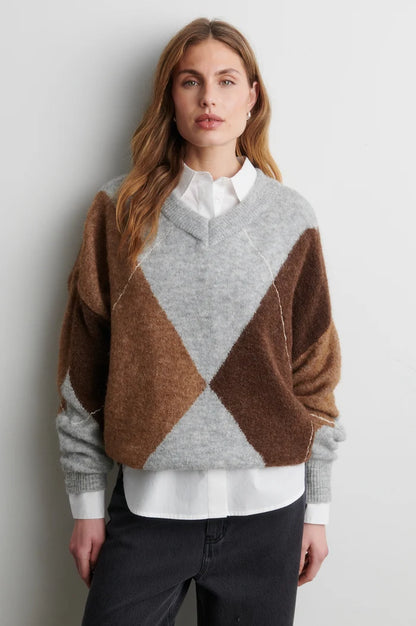 SECOND FEMALE | Pull ''Forca'' | Gris