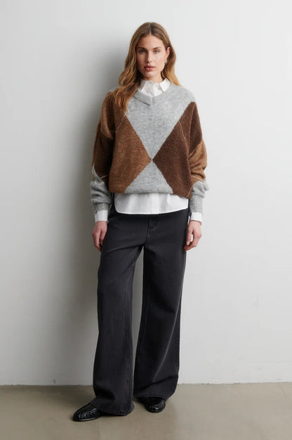 SECOND FEMALE | Pull ''Forca'' | Gris