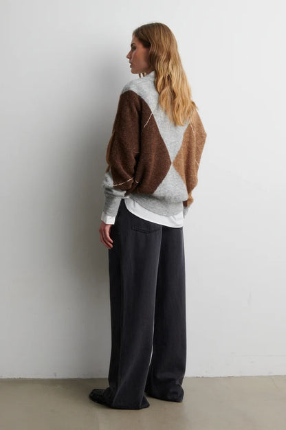 SECOND FEMALE | Pull ''Forca'' | Gris