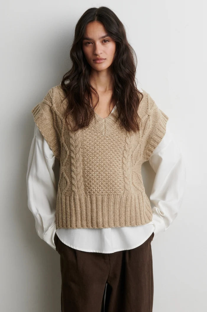 SECOND FEMALE | Vest ''Janne'' | Beige