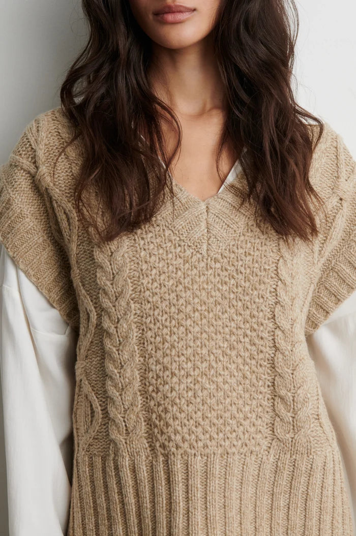 SECOND FEMALE | Vest ''Janne'' | Beige