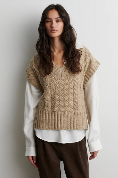 SECOND FEMALE | Vest ''Janne'' | Beige