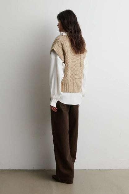 SECOND FEMALE | Vest ''Janne'' | Beige