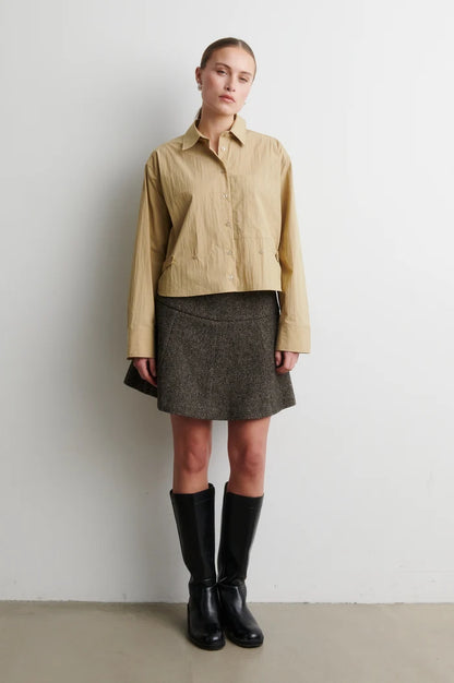 SECOND FEMALE | Jupe ''Emi'' | Brun mélange