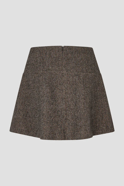 SECOND FEMALE | Jupe ''Emi'' | Brun mélange
