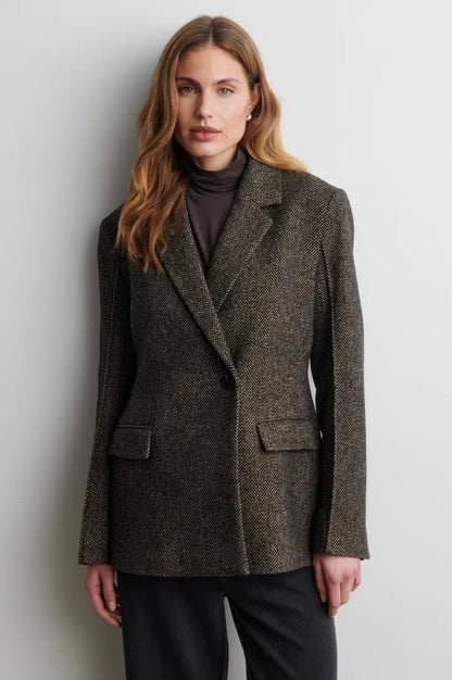 SECOND FEMALE | Blazer ''Emi'' | Brun mélange