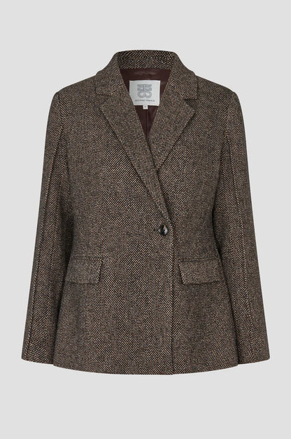 SECOND FEMALE | Blazer ''Emi'' | Brun mélange