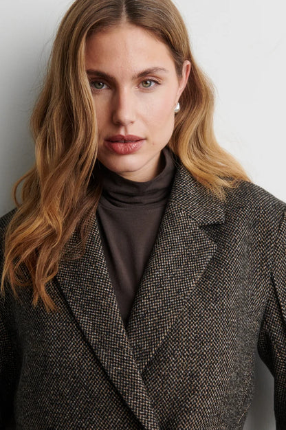 SECOND FEMALE | Blazer ''Emi'' | Brun mélange