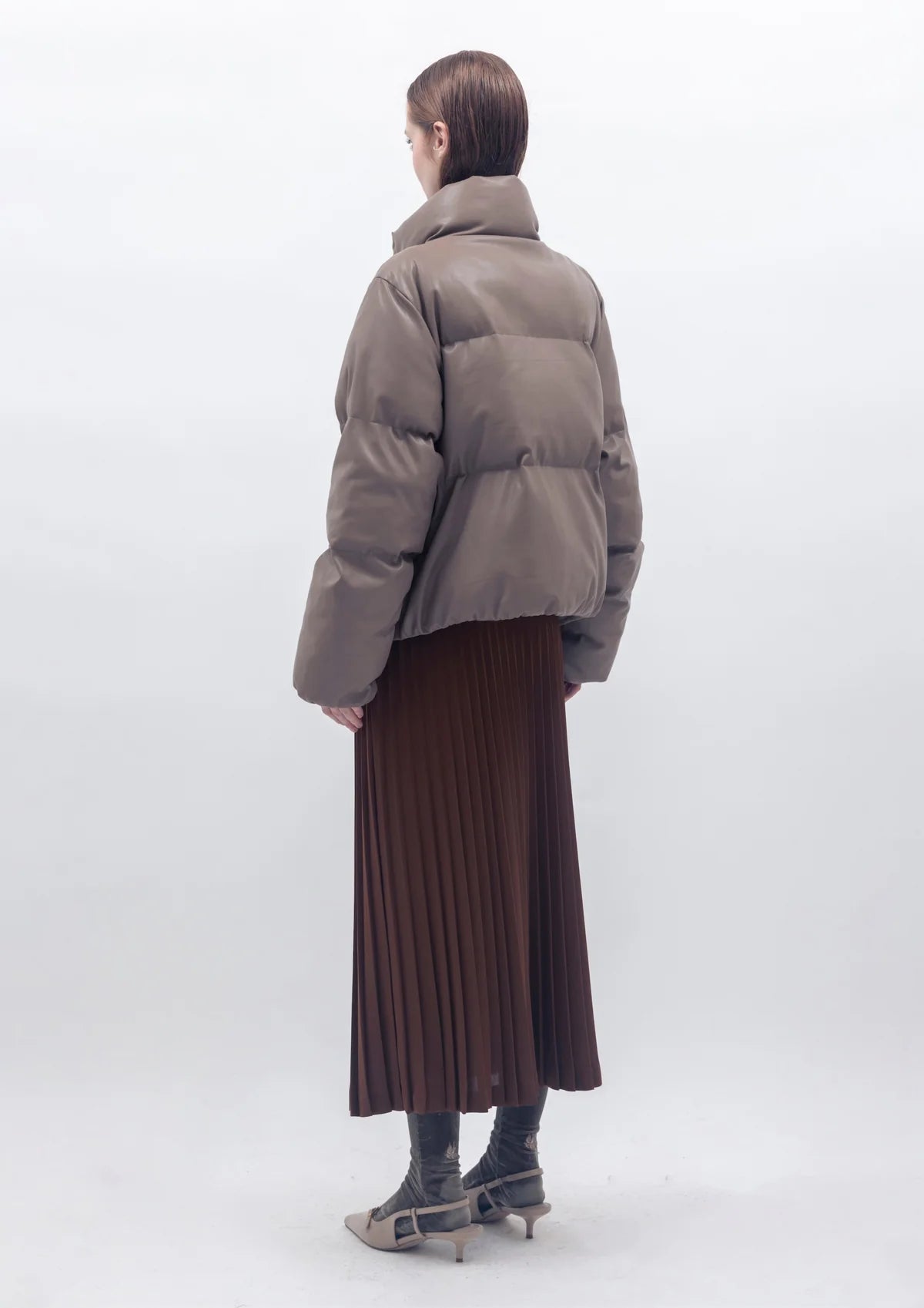 JAKKE | Manteau matelassée 'Cloud' | Taupe