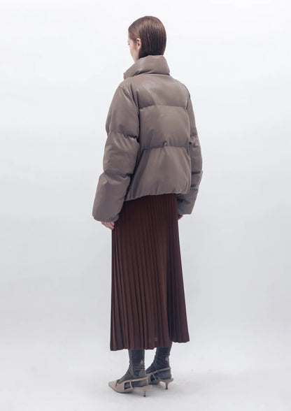JAKKE | Manteau matelassée 'Cloud' | Taupe