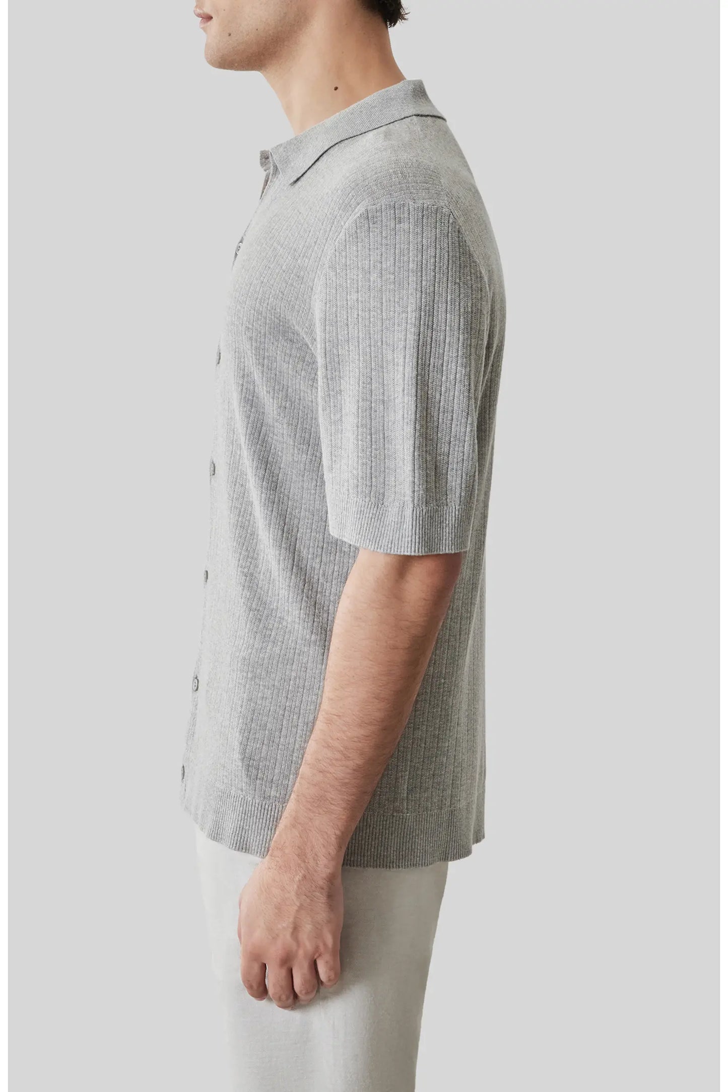 Robert Barakett | Chemise à manches courtes "Kestrel" - Gris