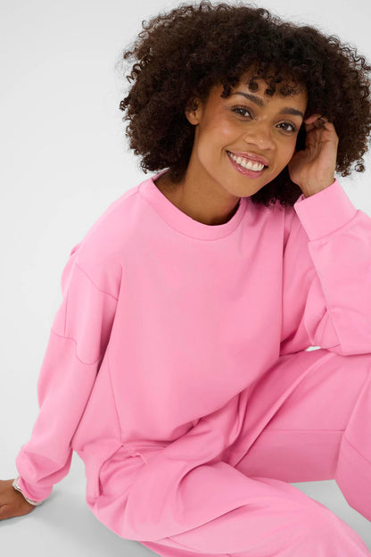 CULTURE | Sweat-shirt ''Alyson Chabrina'' | Rose