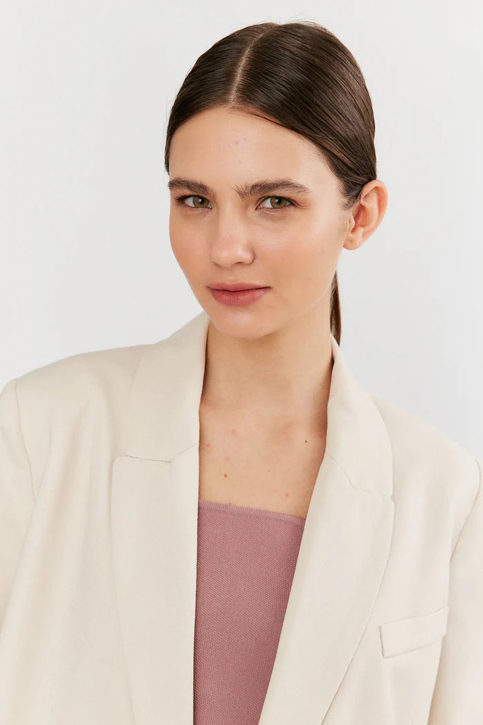 Deluc | Blazer crop "CATERINA" - Beige