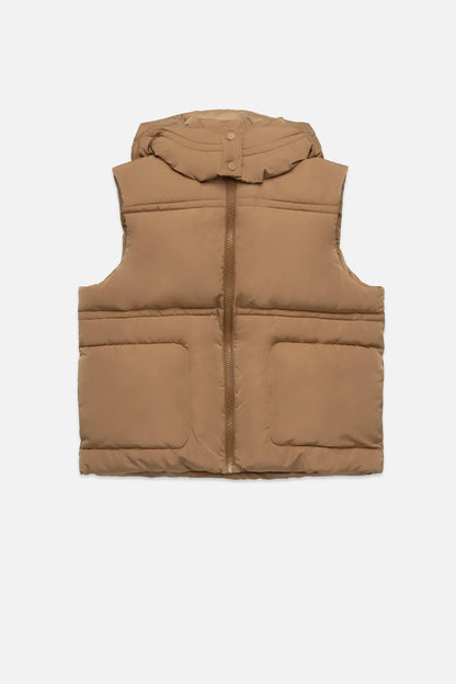 Deluc | Gilet matelassé "Travis"- Caramel