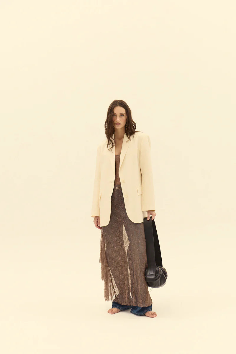 Dèluc | Veston 'Bari' | Crème