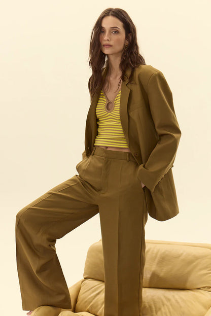 Dèluc | Veston 'Bari' | Vert Armé