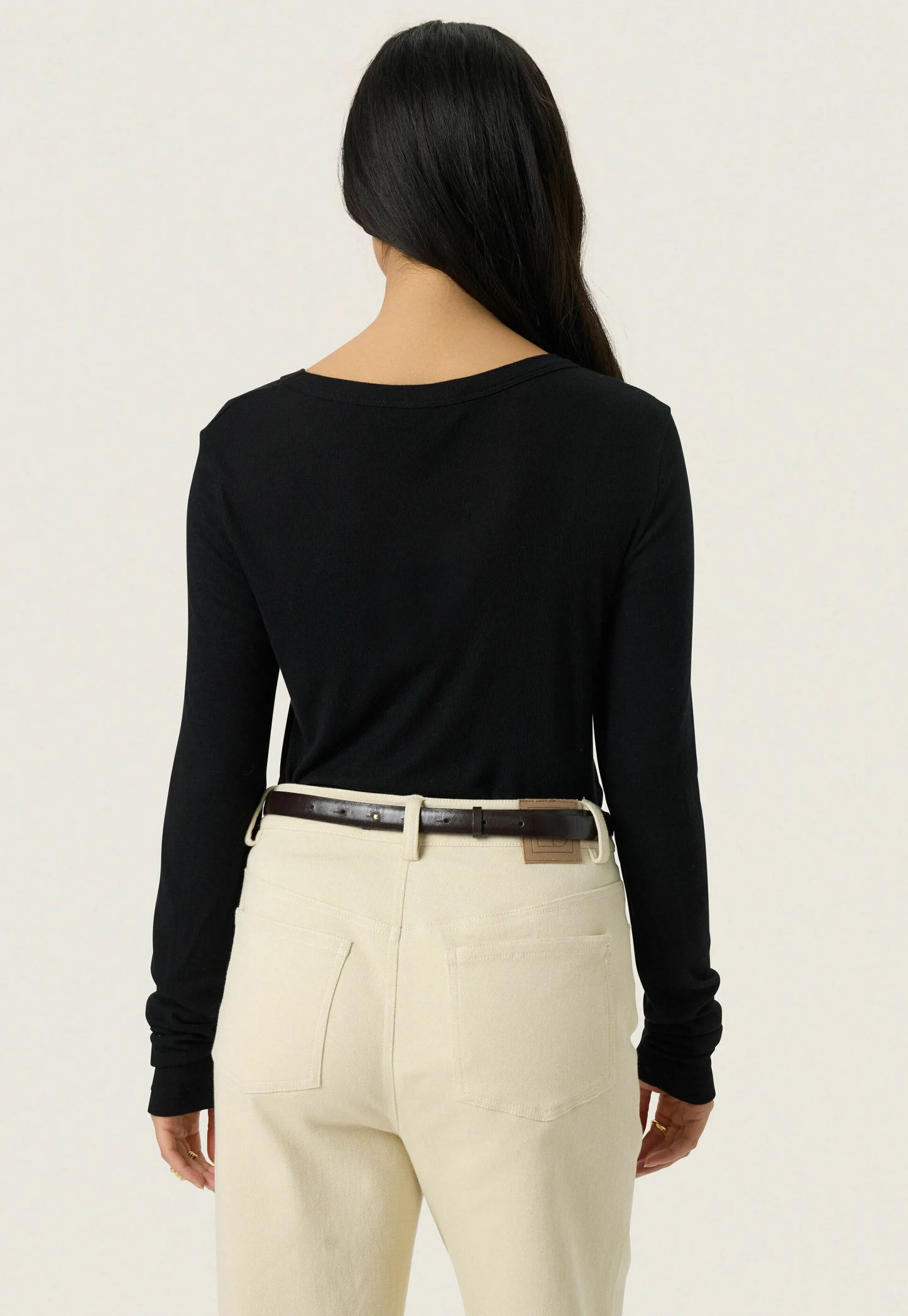 T-shirt à manches longues Fauna - Noir