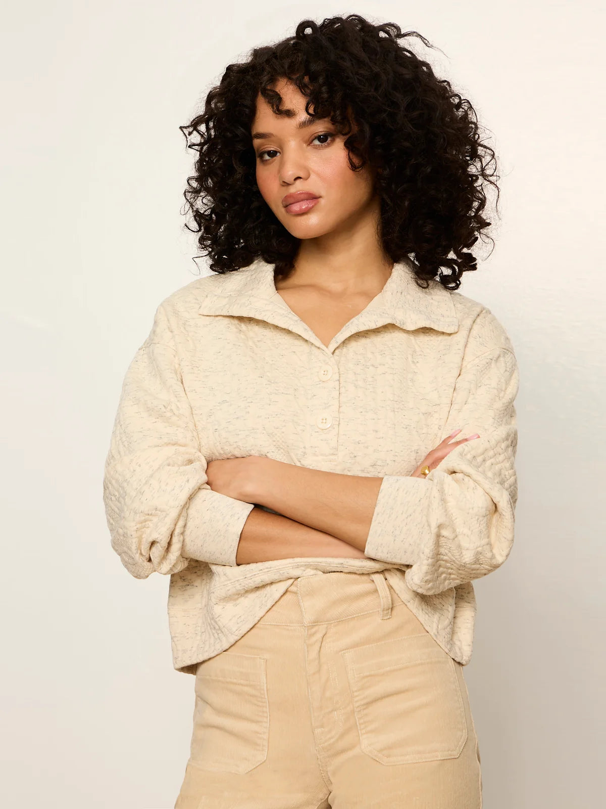 Sanctuary | Polo ' Halley Relaxed' | Beige