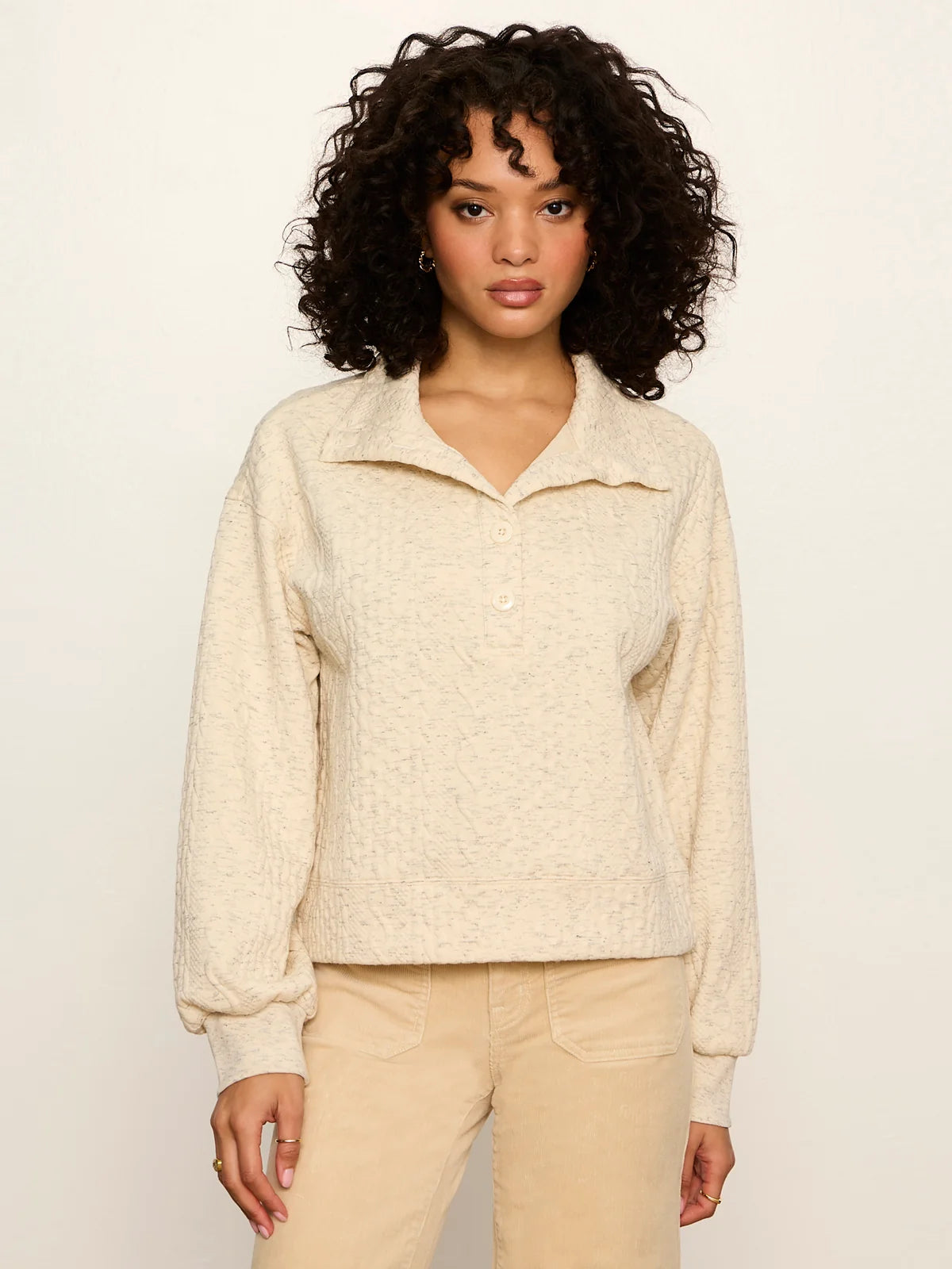 Sanctuary | Polo ' Halley Relaxed' | Beige