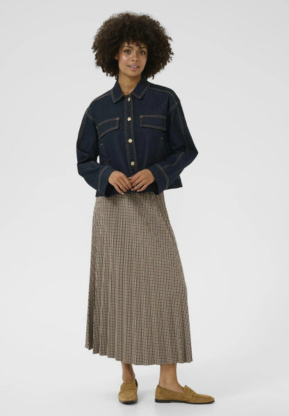 Culture | Veste en jean Bobbie coupe détendue - bleu foncé