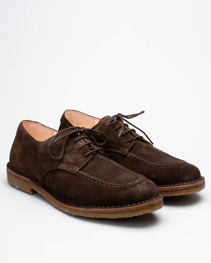 Astorflex | Chaussure derby en daim ''Carlflex'' - Marron foncé