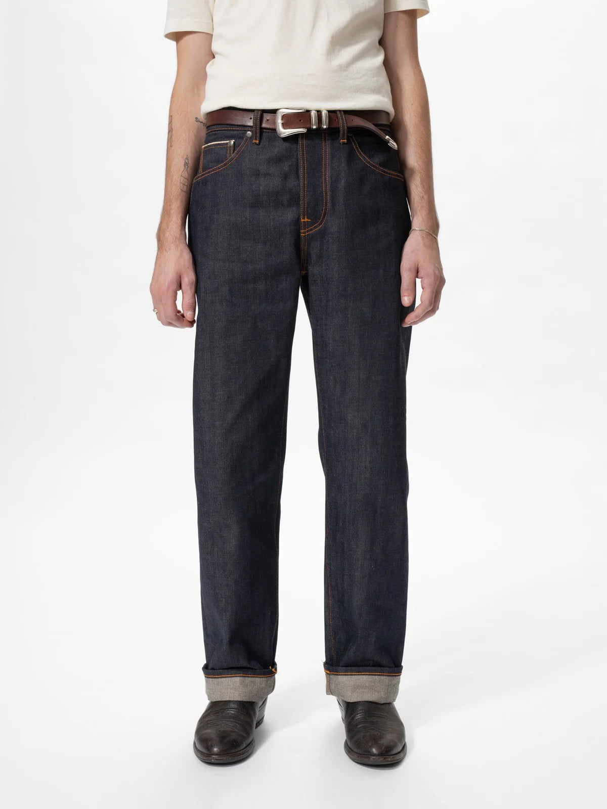 NUDIE JEANS | Le jean ample Tuff Tony - Dry Selvedge Kaihara