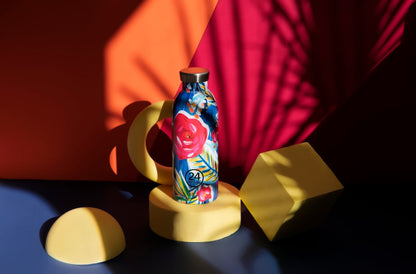 24 Bottles | Bouteille réutilisable CLIMA 500ml  - Imprimé floral