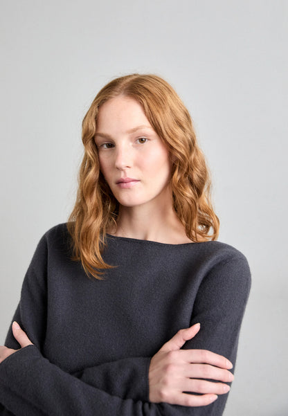 Tiger of Sweden | Pull ''Dolore'' en laine mérinos bouillie - Bleu profond