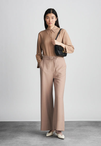 Tiger of Sweden |  Pantalon ''Ellis'' coupe détendue - Marron clair