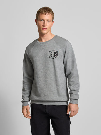 Deus Ex Machina | Sweat-shirt col rond  "Venice Address" - Gris chiné