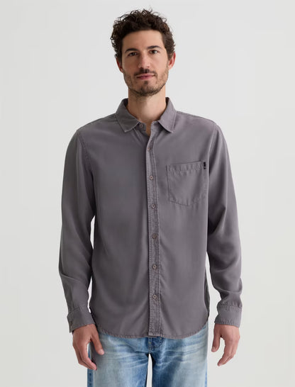 AG Jeans | Chemise en Tencel "Aiden" - Gris