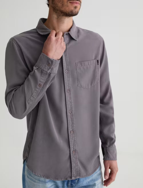 AG Jeans | Chemise en Tencel "Aiden" - Gris