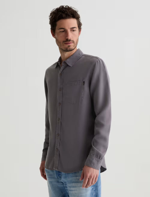 AG Jeans | Chemise en Tencel "Aiden" - Gris