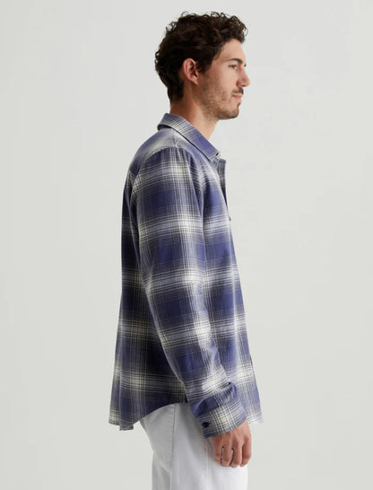 AG Jeans | Chemise "WESLEY" - Bleu / Beige