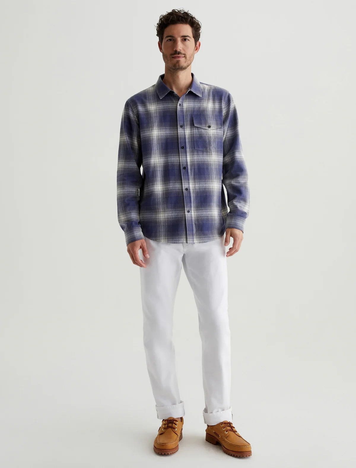 AG Jeans | Chemise "WESLEY" - Bleu / Beige