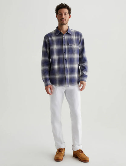 AG Jeans | Chemise "WESLEY" - Bleu / Beige