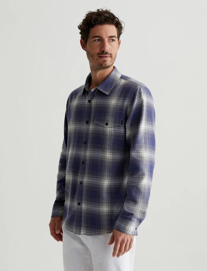 AG Jeans | Chemise "WESLEY" - Bleu / Beige