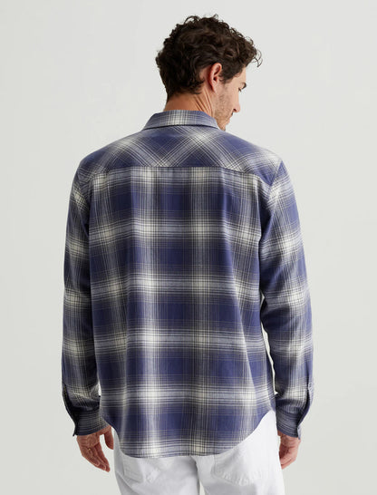 AG Jeans | Chemise "WESLEY" - Bleu / Beige