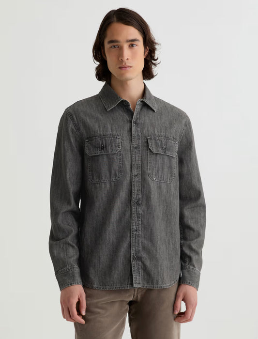 AG Jeans | Chemise en denim "Curtis" - Gris