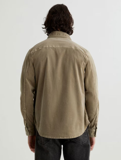 AG Jeans | Chemise en velours côtelé "Curtis" - Taupe