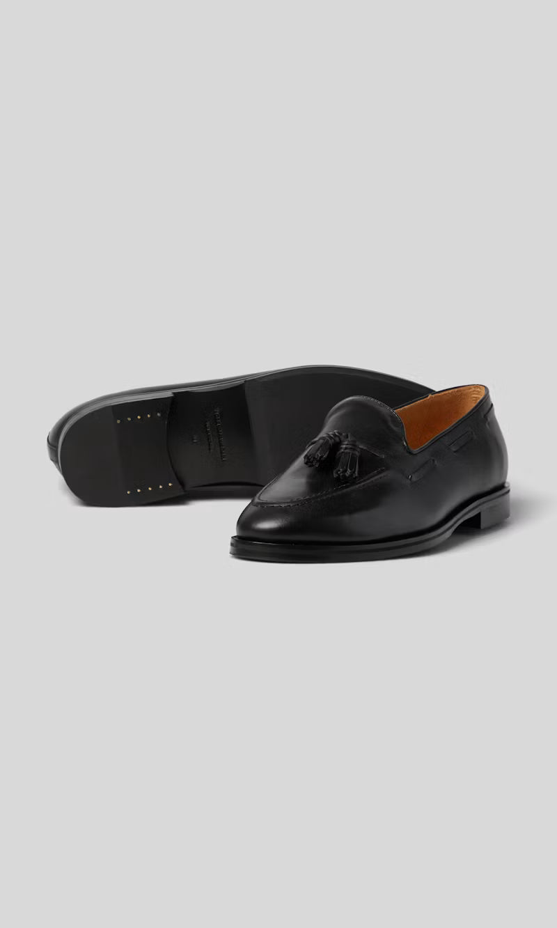 Tiger of Sweden | Mocassins en cuir "Cientur S" - Noir