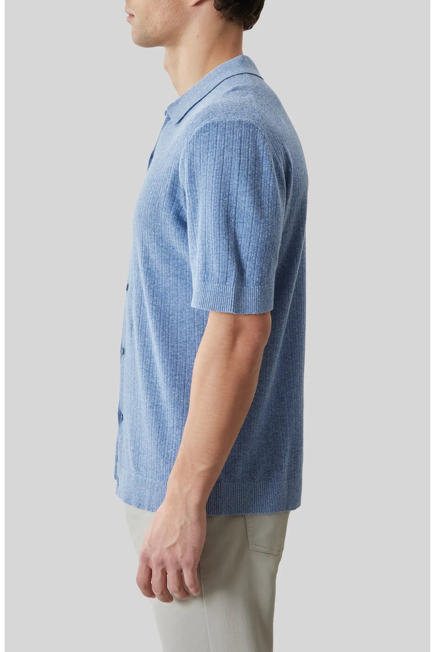 Robert Barakett | Chemise à manches courtes "Kestrel" - Bleu